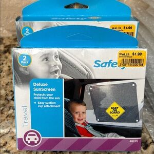 Bundle of two Deluxe SunScreen for Kids -Baby On Board sun shield